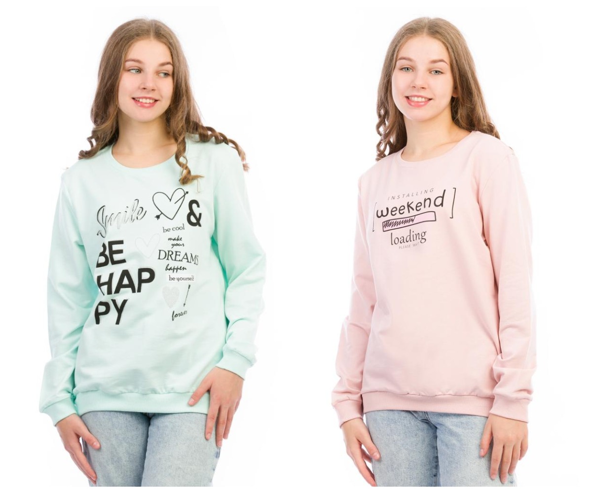 ВЫГОДНО! Подростковые джемпера из футера нежных расцветок с принтами для девочек всего за 513 руб (было 656=) Размеры 152-164 ВЫГОДНО! Подростковые джемпера из футера нежных расцветок с принтами для девочек всего за 513 руб (было 656=) Размеры 152-164