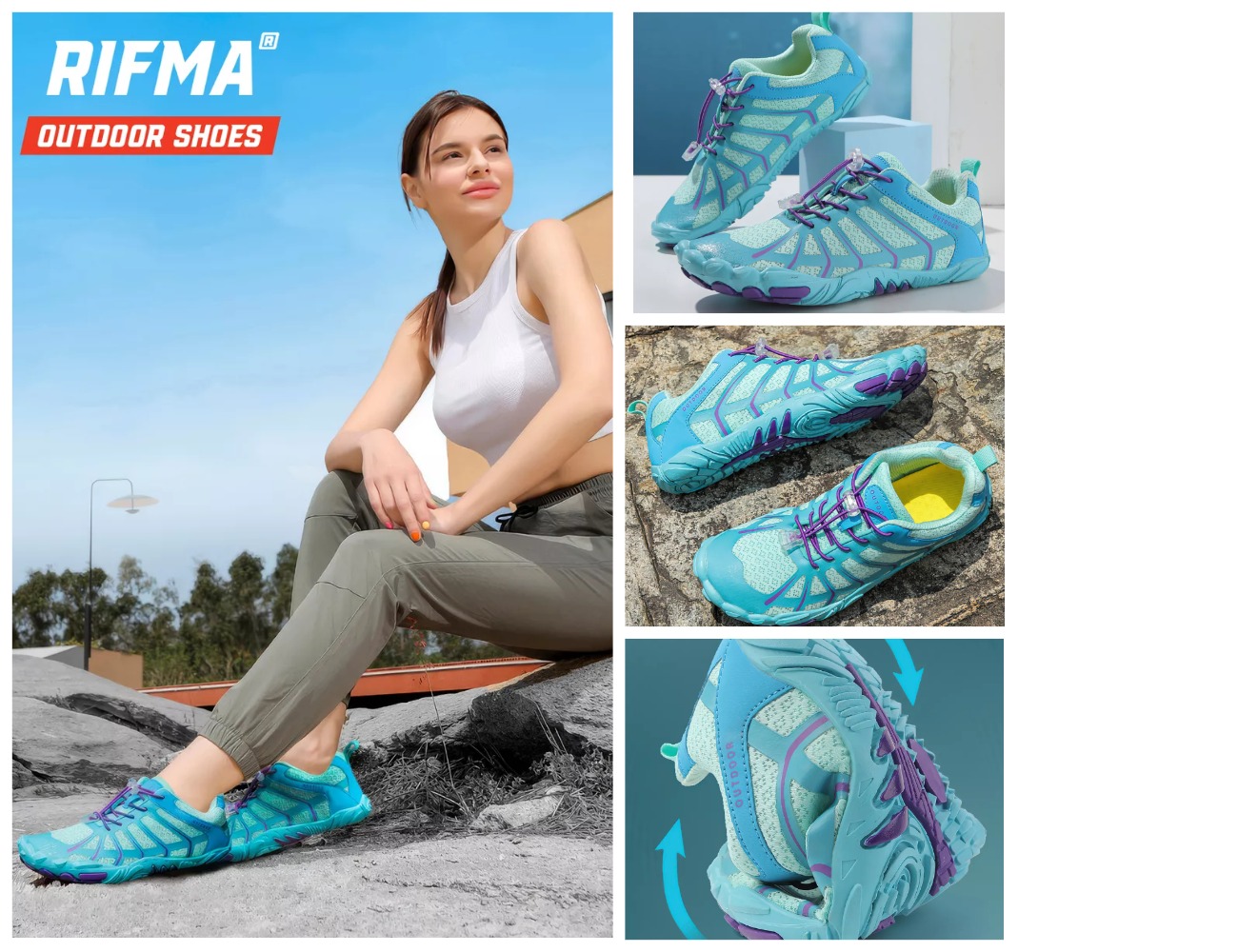 НОВИНКА! Спортивные кроссовки для женщин от популярного бренда RIFMA - это легкая универсальная обувь для повседневной носки в городе, занятий спортом, путешествий по горам и лесам и другого активного отдыха. НОВИНКА! Спортивные кроссовки для женщин от популярного бренда RIFMA - это легкая универсальная обувь для повседневной носки в городе, занятий спортом, путешествий по горам и лесам и другого активного отдыха.