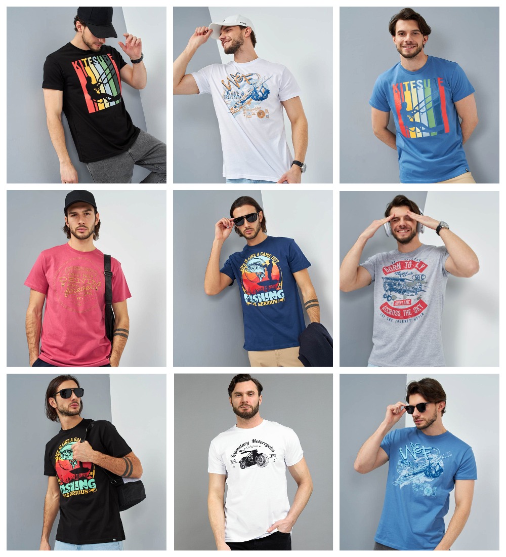 Коллекция мужских футболок F5 сезона весна-лето 2024. Потрясающие футболки с принтами и яркие однотонные модели, которые добавят нотку стиля в повседневный образ. Наличие тает! Коллекция мужских футболок F5 сезона весна-лето 2024. Потрясающие футболки с принтами и яркие однотонные модели, которые добавят нотку стиля в повседневный образ. Наличие тает!