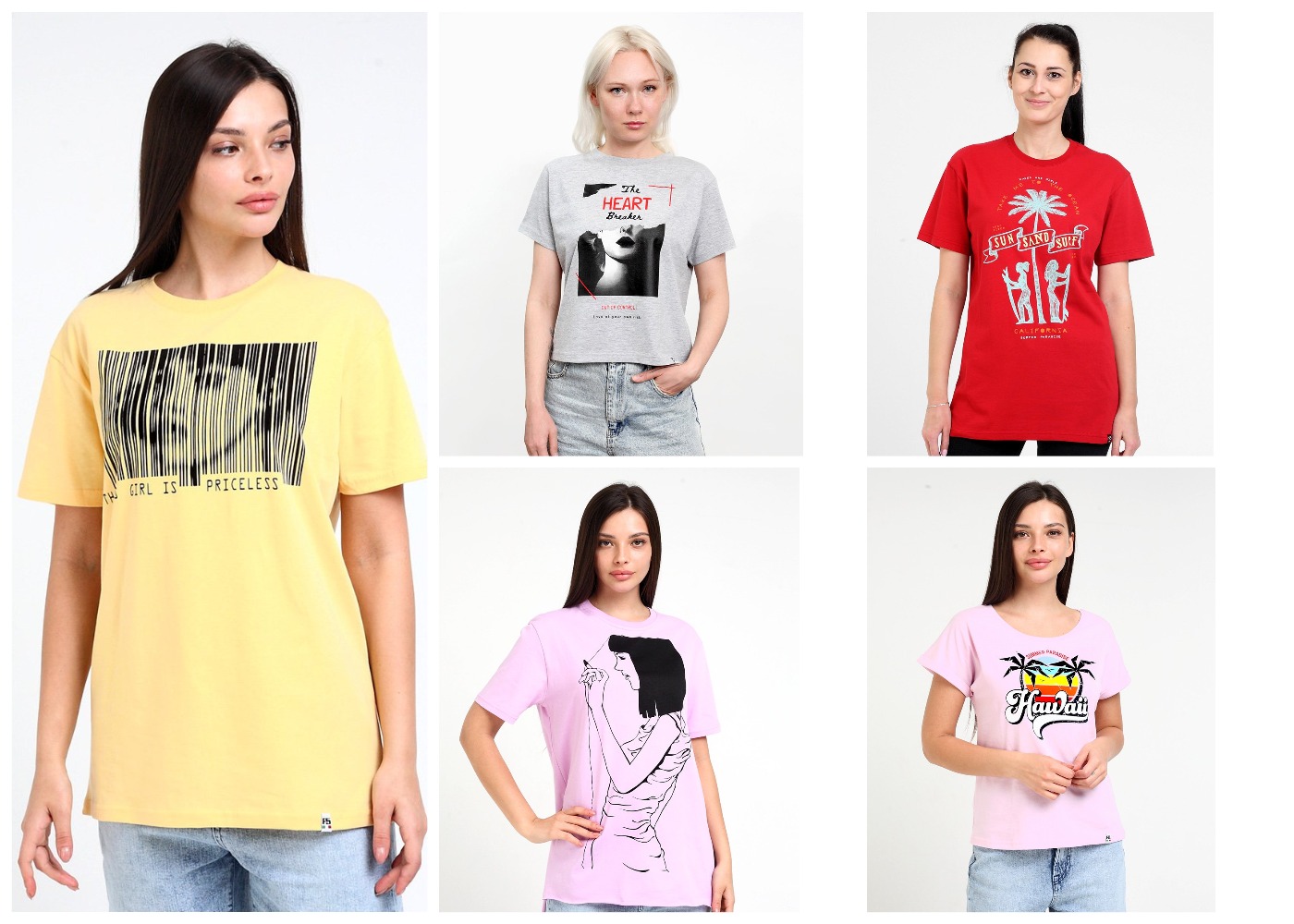 РАСПРОДАЖА! Женские футболки F5 от 200 руб! РАСПРОДАЖА! Женские футболки F5 от 200 руб!