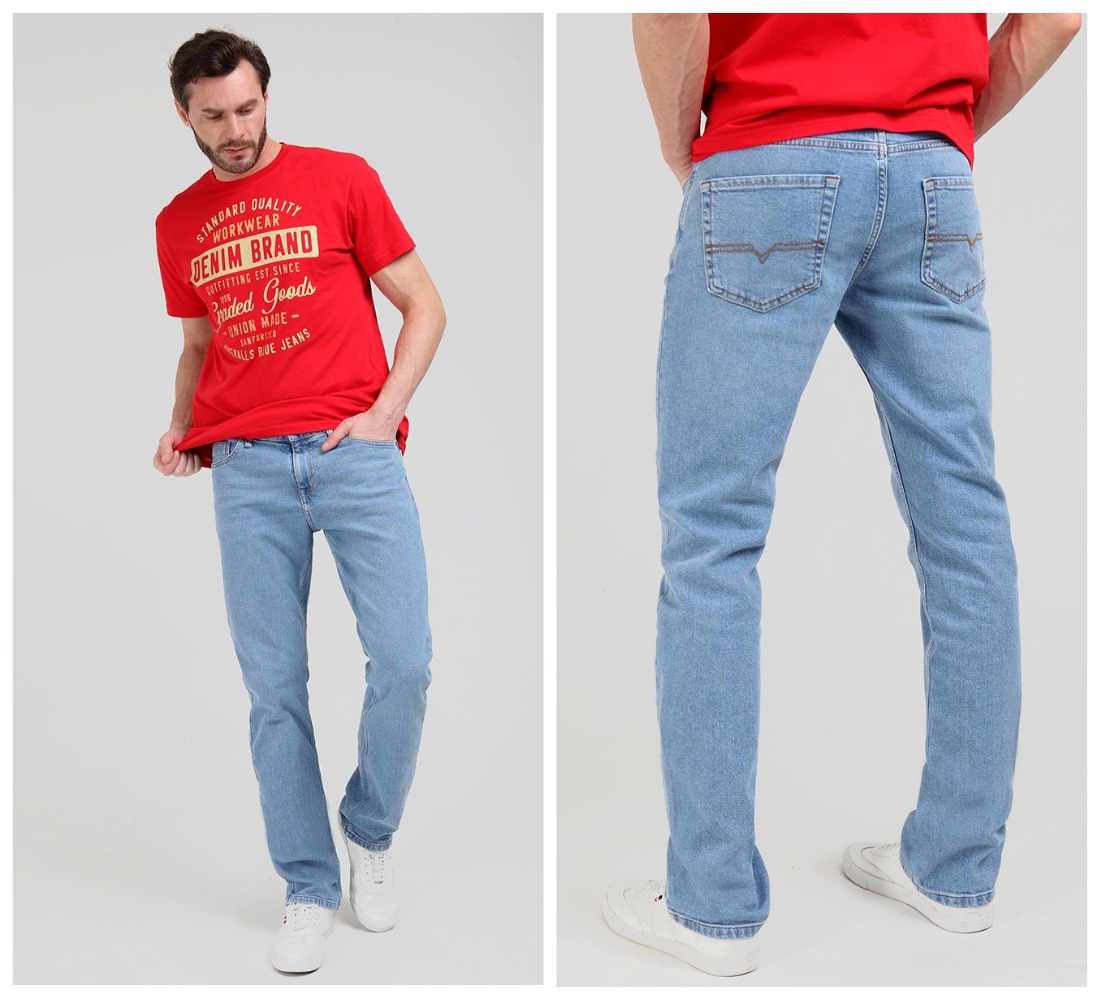 Мужские классические джинсы арт. 09348 с пятью карманами. Посадка Slim fit (облегающие по бедру), средняя высота талии. Немного зауженные к низу. Мужские классические джинсы арт. 09348 с пятью карманами. Посадка Slim fit (облегающие по бедру), средняя высота талии. Немного зауженные к низу.