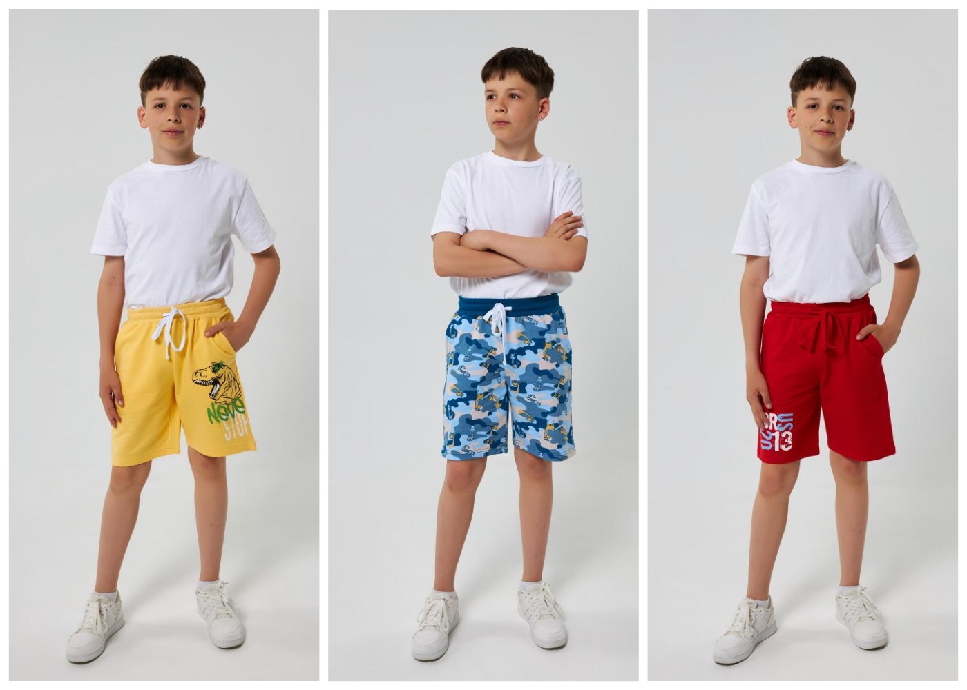 ВЫГОДНО! Шорты из футера для мальчика всего за 345 руб (было 410=) Шорты с карманами, пояс на резинке с завязками, декорированы рисунком (набивное полотно). Размеры 128-146 ВЫГОДНО! Шорты из футера для мальчика всего за 345 руб (было 410=) Шорты с карманами, пояс на резинке с завязками, декорированы рисунком (набивное полотно). Размеры 128-146