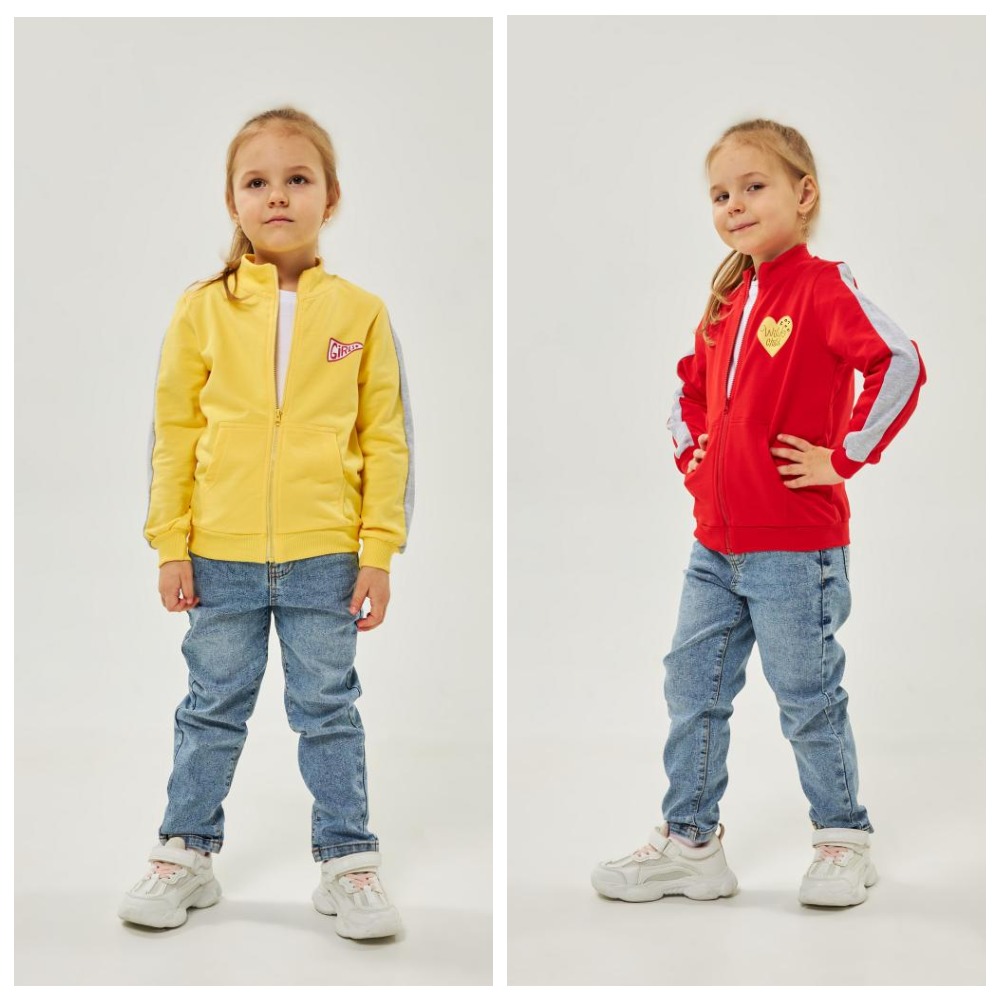 ВЫГОДНО! Толстовочки из футера на молнии для девочек всего за 437 руб (было 541=) Размеры 98-122 ВЫГОДНО! Толстовочки из футера на молнии для девочек всего за 437 руб (было 541=) Размеры 98-122