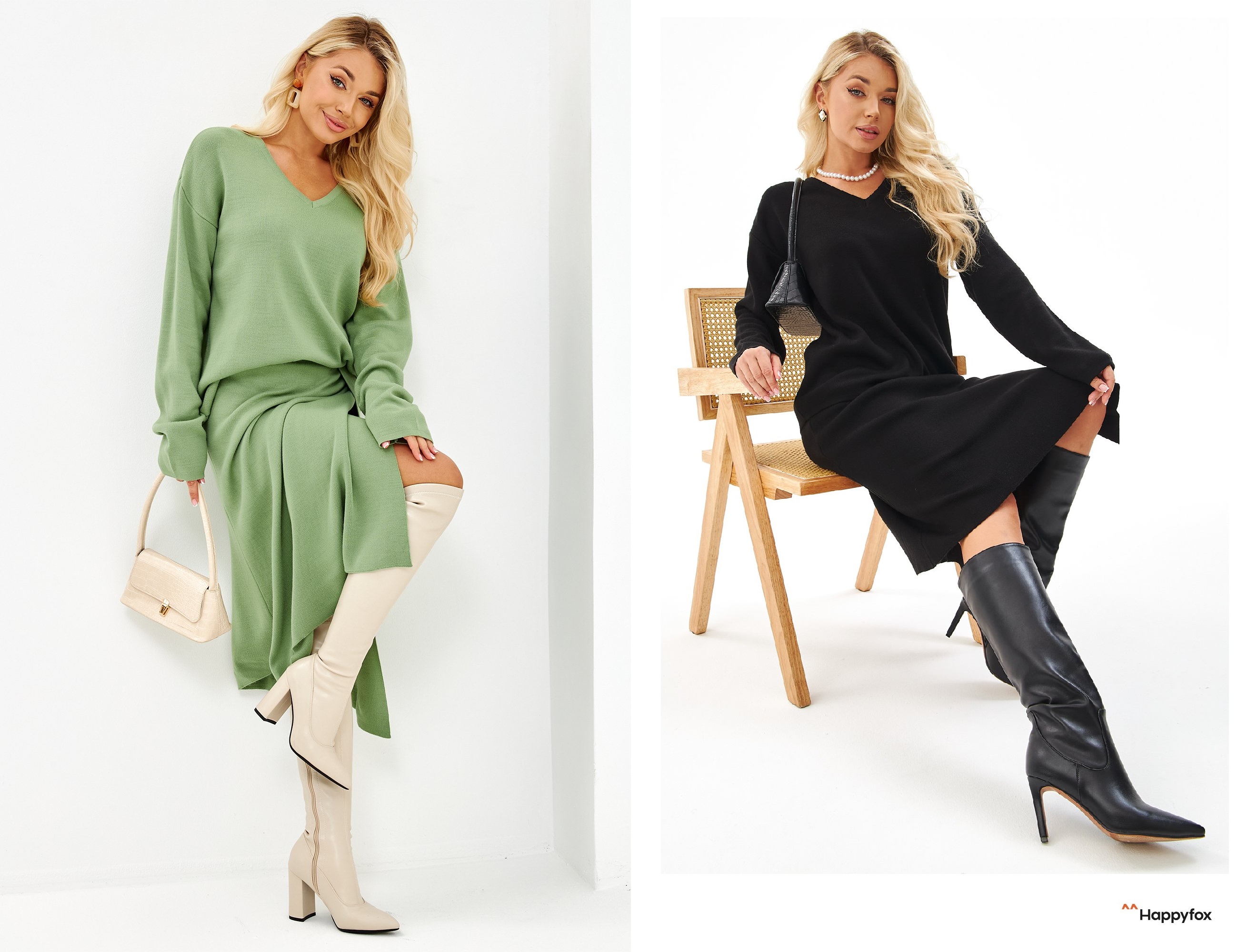 Happy Fox. Теплое, вязанное. Вы не останетесь незамеченной! Этот привлекательный женский комплект из вязаного трикотажа - настоящая находка для прекрасных дам. Он сочетает в себе универсальность и изысканность, создавая утонченный образ. Happy Fox. Теплое, вязанное. Вы не останетесь незамеченной! Этот привлекательный женский комплект из вязаного трикотажа - настоящая находка для прекрасных дам. Он сочетает в себе универсальность и изысканность, создавая утонченный образ.