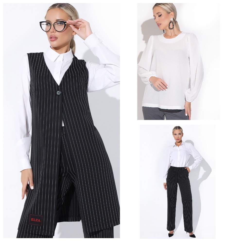 Классный офисный образ СО СТИЛЬНЫМ ДЛИННЫМ ЖИЛЕТОМ! Видео в описании!! ОЧЕНЬ КРУТО СМОТРИТСЯ и цена приятная! Классный офисный образ СО СТИЛЬНЫМ ДЛИННЫМ ЖИЛЕТОМ! Видео в описании!! ОЧЕНЬ КРУТО СМОТРИТСЯ и цена приятная!