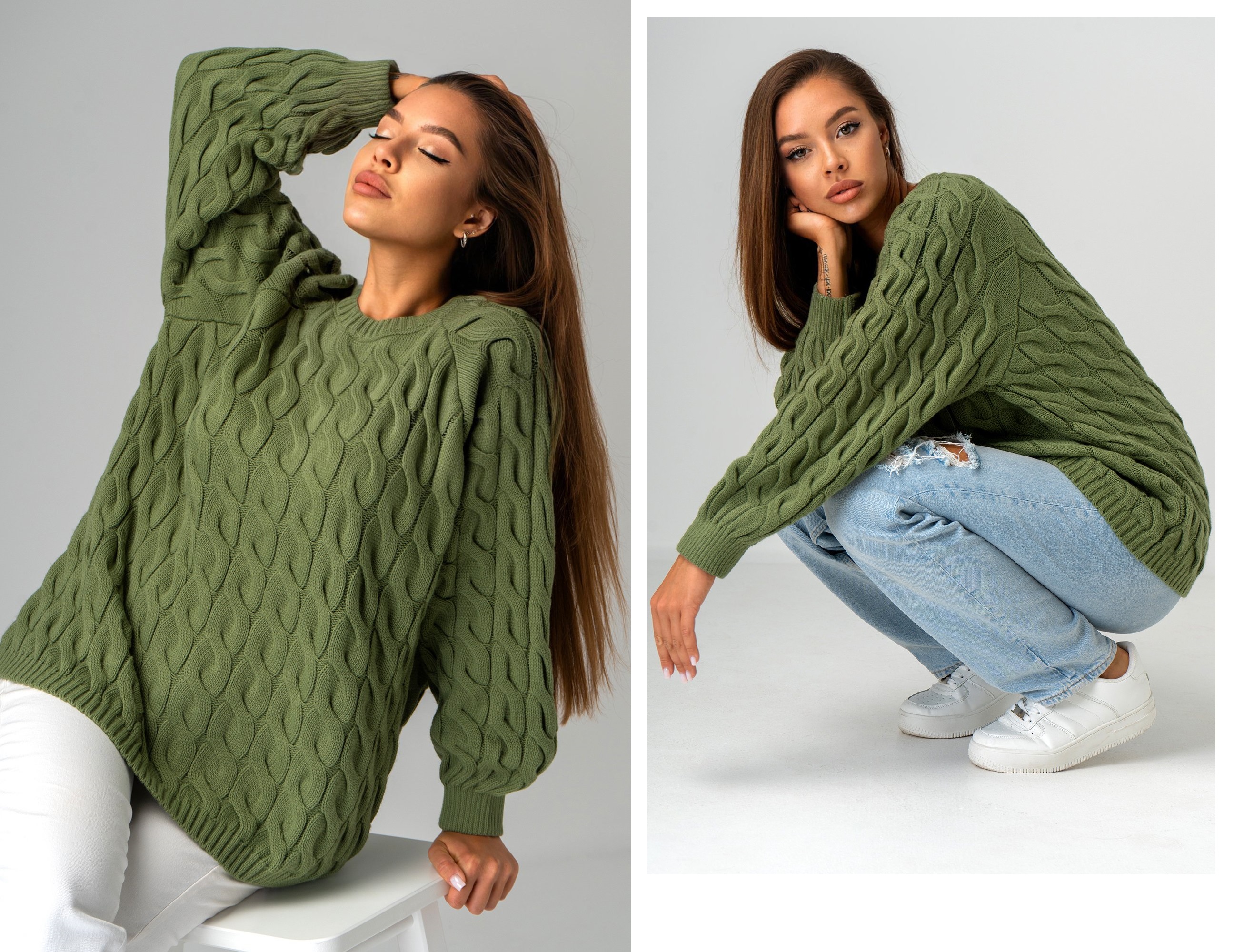 Happy Fox. Женский зеленый свитер - воплощение свежести и утончённости, которое добавит стильный акцент в любой образ. С этим джемпером можно легко создать элегантный и эффектный наряд, который будет радовать и в будние дни, и в праздничные моменты. Happy Fox. Женский зеленый свитер - воплощение свежести и утончённости, которое добавит стильный акцент в любой образ. С этим джемпером можно легко создать элегантный и эффектный наряд, который будет радовать и в будние дни, и в праздничные моменты.