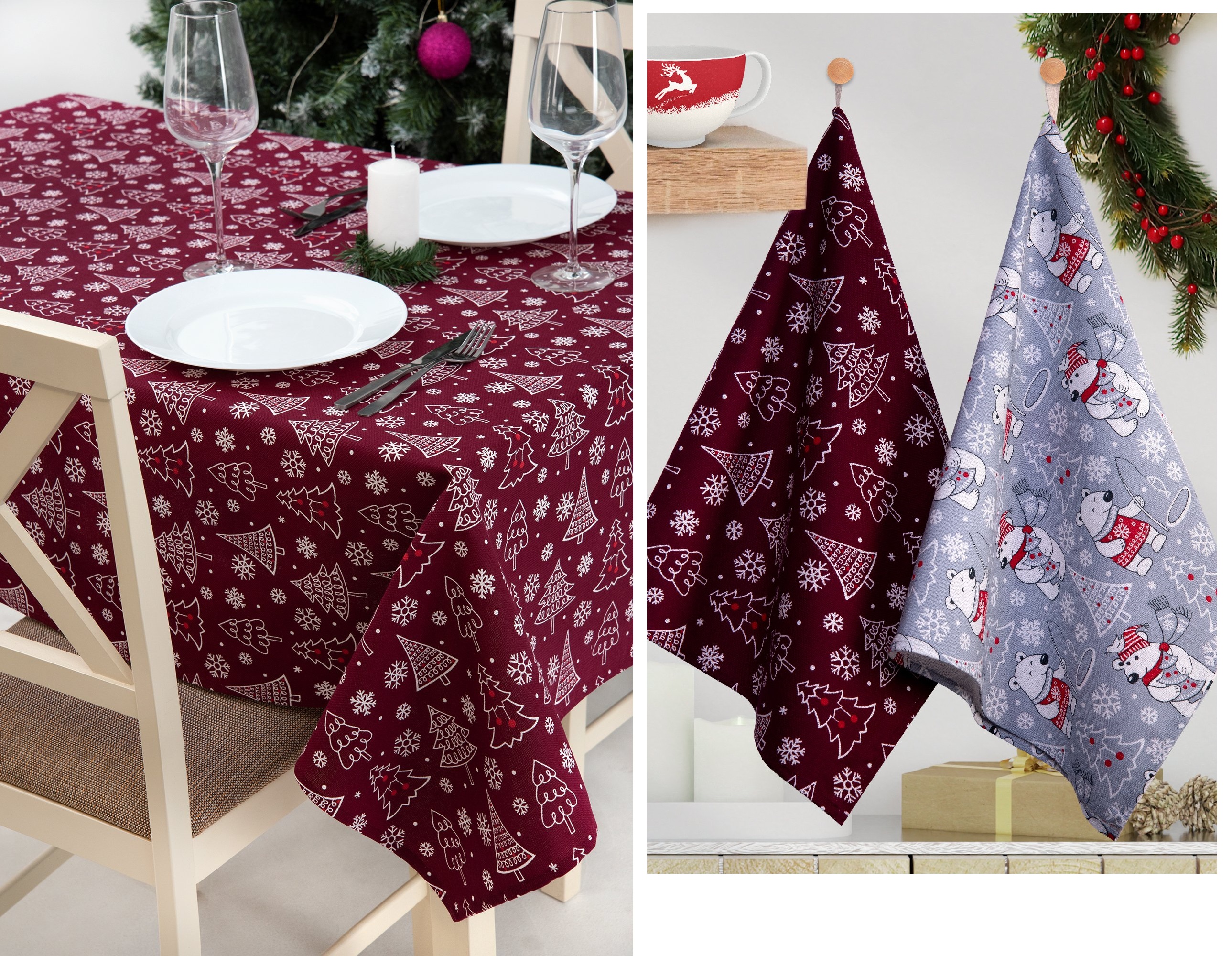 ПоНовогодим?) Happy Fox. Полотенца, скатерти и дорожки на праздничный стол. Медвежата и елочки. Можно отдельно, можно в наборе. ПоНовогодим?) Happy Fox. Полотенца, скатерти и дорожки на праздничный стол. Медвежата и елочки. Можно отдельно, можно в наборе.