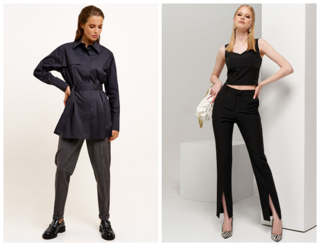 НОВИНКИ!!Брюки с разрезами спереди.Классические, хорошо садятся по фигуре. Брюки с высокой талией оказывают легкий эффект подтяжки+ стильная Блузка с длинным рукавом. НОВИНКИ!!Брюки с разрезами спереди.Классические, хорошо садятся по фигуре. Брюки с высокой талией оказывают легкий эффект подтяжки+ стильная Блузка с длинным рукавом.