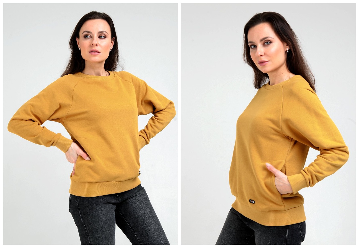 Уютная женская толстовка Regular fit осенней расцветки выполнена из хлопкового футера с добавлением полиэстера, что позволяет сохранять форму в процессе носки. Модель с круглым вырезом горловины и длинными рукавами-реглан. Уютная женская толстовка Regular fit осенней расцветки выполнена из хлопкового футера с добавлением полиэстера, что позволяет сохранять форму в процессе носки. Модель с круглым вырезом горловины и длинными рукавами-реглан.