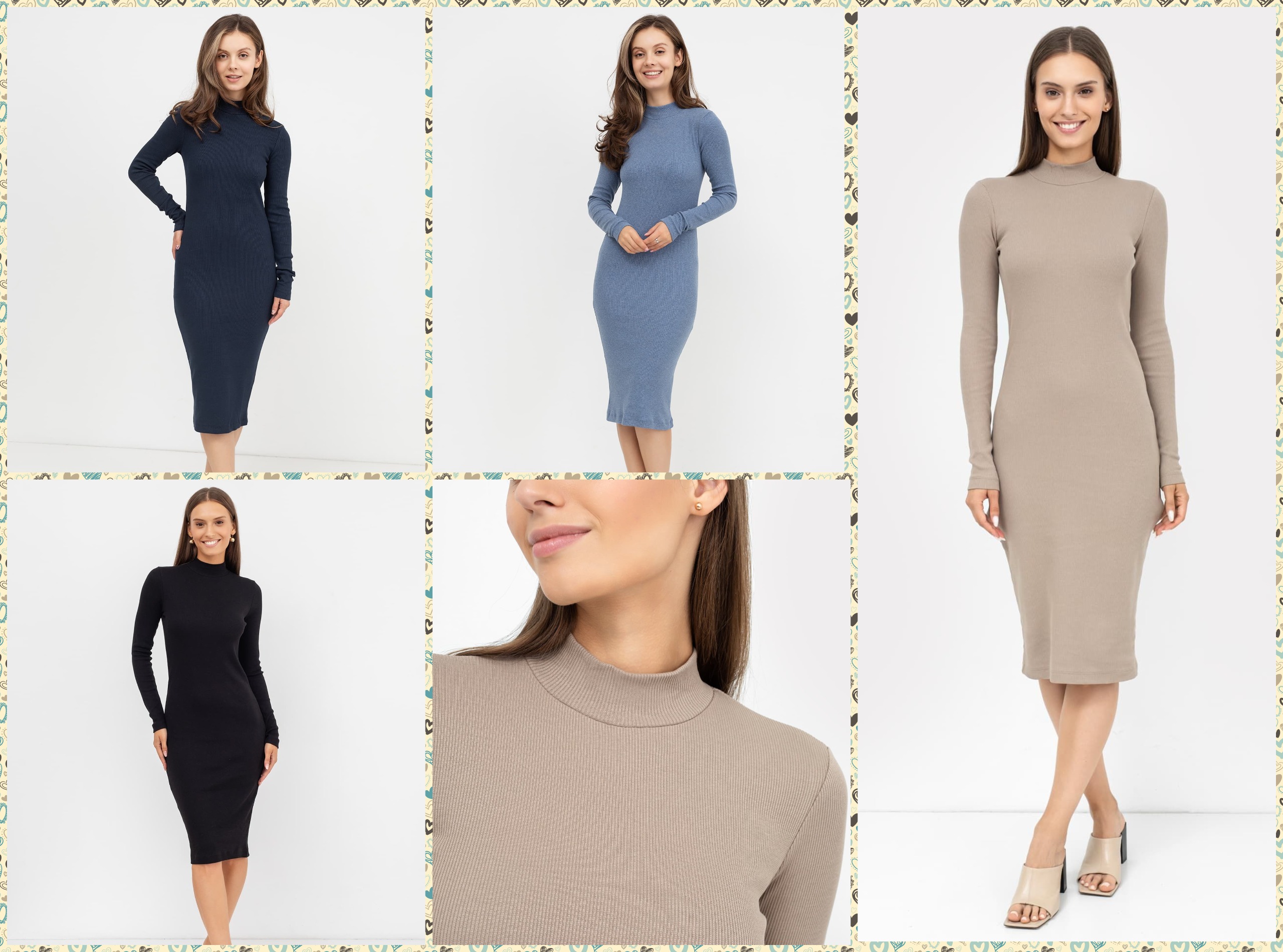 ИДЕАЛЬНЫЙ ВАРИАНТ НА ОСЕНЬ-прилегающее женское платье из трикотажной рибаны - в рубчик. Отличное базовое платье, которое станет основой вашего стильного образа. Выбери свой цвет! Цена 1313 руб.+% ИДЕАЛЬНЫЙ ВАРИАНТ НА ОСЕНЬ-прилегающее женское платье из трикотажной рибаны - в рубчик. Отличное базовое платье, которое станет основой вашего стильного образа. Выбери свой цвет! Цена 1313 руб.+%