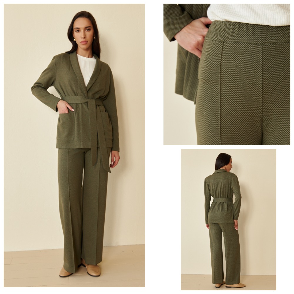 НОВИНКА ОТ ЕЛИСЕЕВОЙ! Костюм пыльно-зеленый из ОЧЕНЬ КЛАССНОГО фактурного трикотажа . СМОТРИМ ОБЗОР в описании и тогда все станет понятно) НОВИНКА ОТ ЕЛИСЕЕВОЙ! Костюм пыльно-зеленый из ОЧЕНЬ КЛАССНОГО фактурного трикотажа . СМОТРИМ ОБЗОР в описании и тогда все станет понятно)