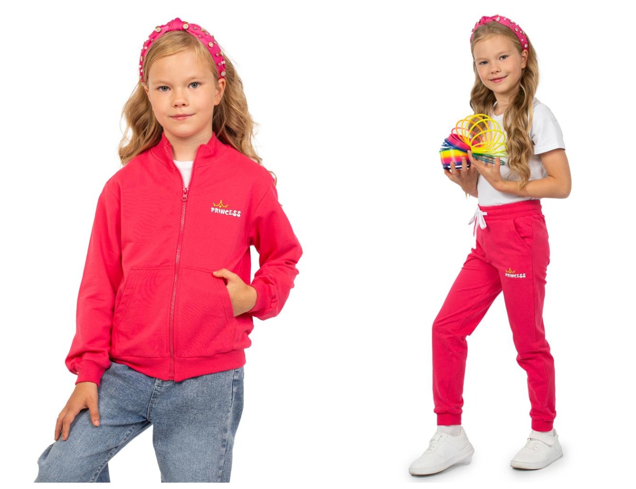 Соберите классный костюм для вашей принцессы в малиновом цвете! Толстовка и брюки из футера 2-х нитки в р. 98-122 Соберите классный костюм для вашей принцессы в малиновом цвете! Толстовка и брюки из футера 2-х нитки в р. 98-122