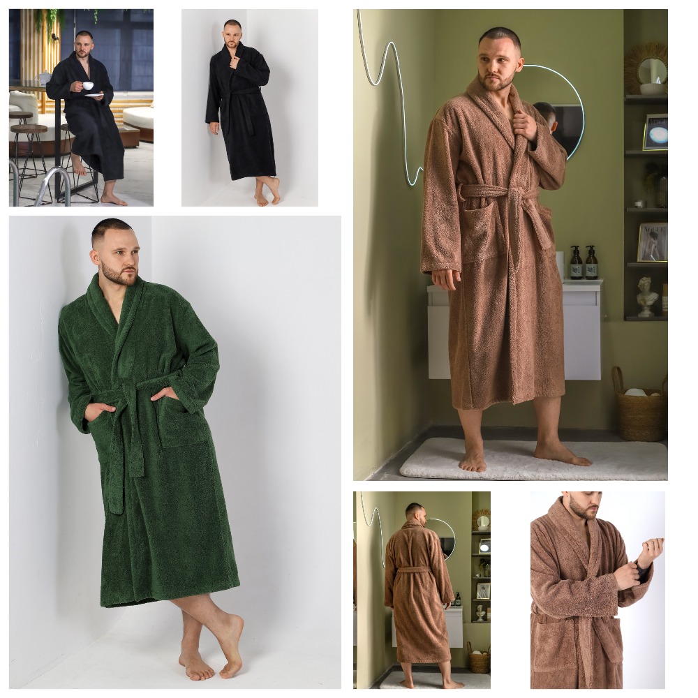 Готовим подарки любимым Мужской ШИКАРНЕЙШИЙ, ДОБРОТНЫЙ халат из двустороннего махрового хлопкового полотна. ВИДЕО В ОПИСАНИИ! Готовим подарки любимым Мужской ШИКАРНЕЙШИЙ, ДОБРОТНЫЙ халат из двустороннего махрового хлопкового полотна. ВИДЕО В ОПИСАНИИ!