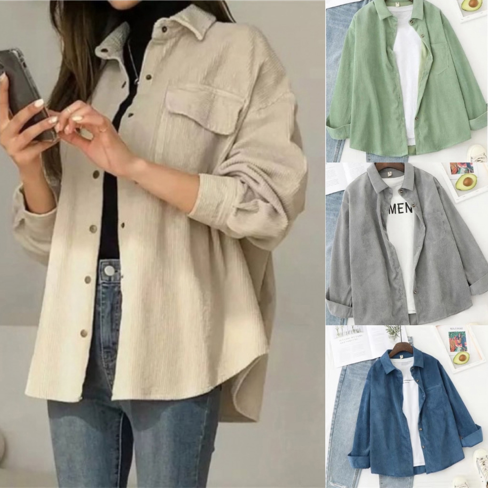 КОГДА НЕ ЗНАЕТЕ, ЧТО ОДЕТЬ - ОДЕВАЙТЕ РУБАШКУ ИЗ ВЕЛЬВЕТА!!!!! СМОТРИТСЯ КЛАССНО. ВЕЛЬВЕТ ПЛОТНЫЙ, ЦВЕТА НАСЫЩЕННЫЕ, ПОДОЙДЕТ К ЛЮБОЙ ОДЕЖДЕ. ВСЕГО 900 руб РАЗМЕРЫ 44-54 КОГДА НЕ ЗНАЕТЕ, ЧТО ОДЕТЬ - ОДЕВАЙТЕ РУБАШКУ ИЗ ВЕЛЬВЕТА!!!!! СМОТРИТСЯ КЛАССНО. ВЕЛЬВЕТ ПЛОТНЫЙ, ЦВЕТА НАСЫЩЕННЫЕ, ПОДОЙДЕТ К ЛЮБОЙ ОДЕЖДЕ. ВСЕГО 900 руб РАЗМЕРЫ 44-54