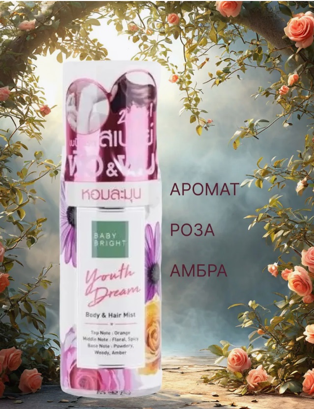 МИСТ для ТЕЛА и ВОЛОС - Молодежная мечта! НОВИНКА от Baby Bright! Витаминизированный спрэй с ароматом Роза и Амбра!! МИСТ для ТЕЛА и ВОЛОС - Молодежная мечта! НОВИНКА от Baby Bright! Витаминизированный спрэй с ароматом Роза и Амбра!!