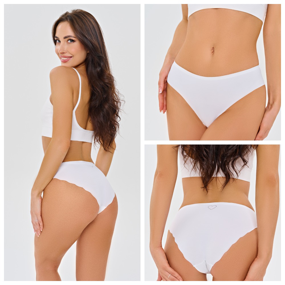 В наличии бесшовные белые трусики бикини из полиамида от бренда MADAMODA р.S(94) ЦЕНА распродажи 251р + орг.сбор 5% В наличии бесшовные белые трусики бикини из полиамида от бренда MADAMODA р.S(94) ЦЕНА распродажи 251р + орг.сбор 5%