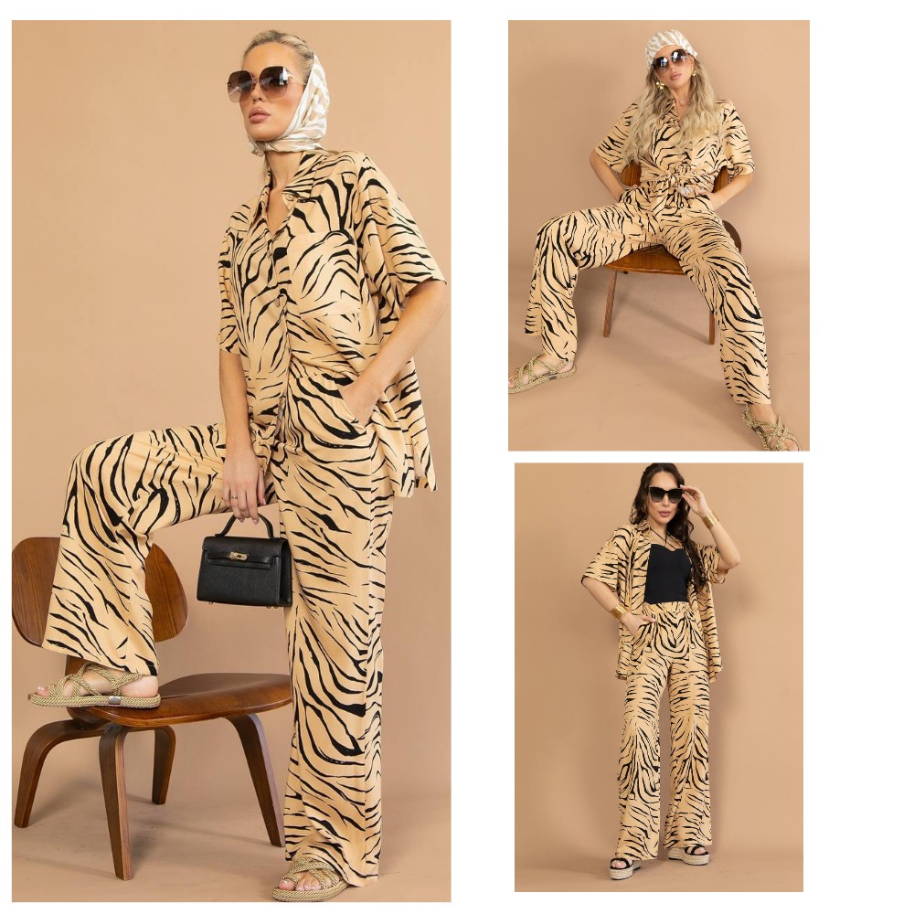 ВАУ НОВИНКА!! Костюм из ШТАПЕЛЯ в супер ТРЕНДОВОЙ ТИГРОВОЙ РАСЦВЕТКЕ! С 44 по 52 размер! Цена 1890! Видео обзор в телеге! ВАУ НОВИНКА!! Костюм из ШТАПЕЛЯ в супер ТРЕНДОВОЙ ТИГРОВОЙ РАСЦВЕТКЕ! С 44 по 52 размер! Цена 1890! Видео обзор в телеге!