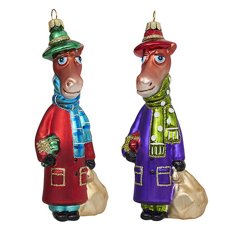 Ёлочные стеклянные игрушки Holiday Classics Символ 2026 года - Лошадь Ёлочные стеклянные игрушки Holiday Classics Символ 2026 года - Лошадь