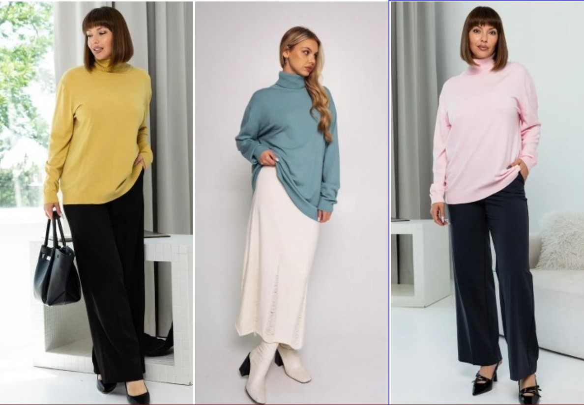 СУПЕР-ЦЕНА! базовые водолазки хлопок/полиэстер по 540 руб!! размер единый 52-58! СУПЕР-ЦЕНА! базовые водолазки хлопок/полиэстер по 540 руб!! размер единый 52-58!