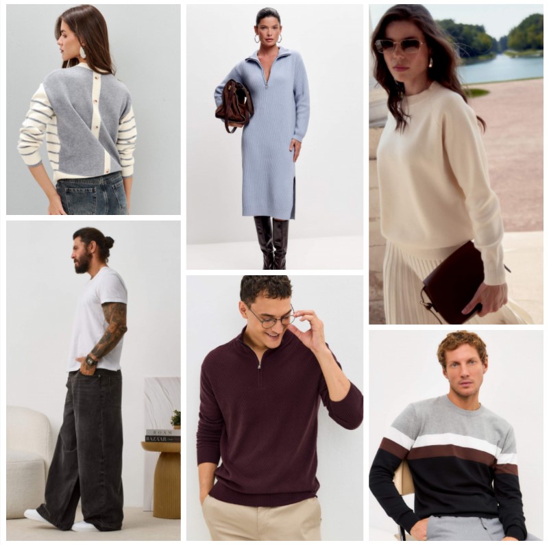 Повседневный трикотаж от Азбукамоды для него и для неё: Fine Joyce, Primm (размеры до 10XL). Восхитительная новая осенняя базовая коллекция В.9/25 Повседневный трикотаж от Азбукамоды для него и для неё: Fine Joyce, Primm (размеры до 10XL). Восхитительная новая осенняя базовая коллекция В.9/25