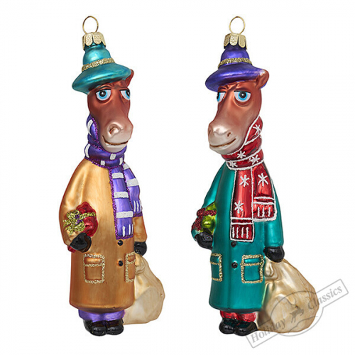 Ёлочные стеклянные игрушки Holiday Classics Символ 2026 года - Лошадь Ёлочные стеклянные игрушки Holiday Classics Символ 2026 года - Лошадь