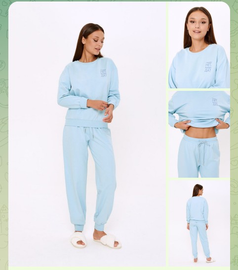 Нежный комплект Sensera из 100% хлопка сейчас со скидкой! Размеры 42-50 Нежный комплект Sensera из 100% хлопка сейчас со скидкой! Размеры 42-50