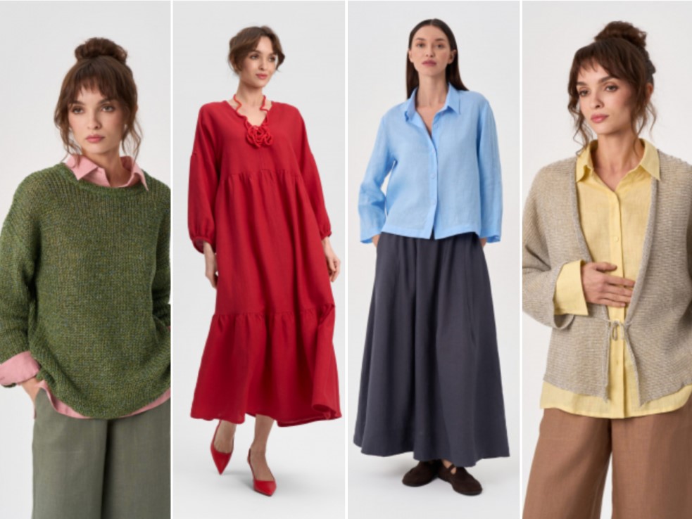 Артлён - одежда из льняной ткани и пряжи. Весенняя коллекция! В.1/26 Артлён - одежда из льняной ткани и пряжи. Весенняя коллекция! В.1/26