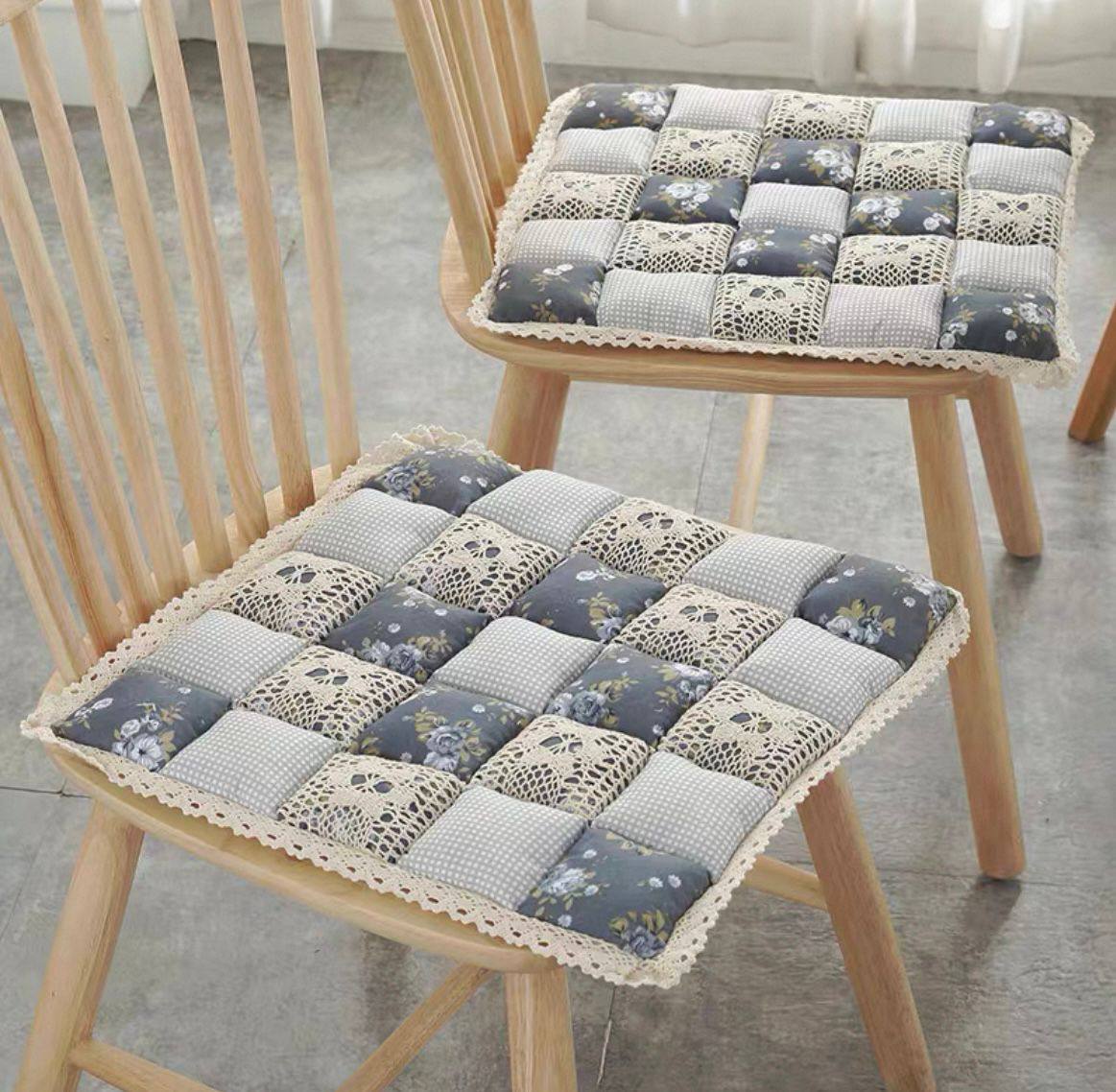 Распродажа. Кружевная подушка на стул Пэчворк по 250 руб.! Распродажа. Кружевная подушка на стул Пэчворк по 250 руб.!