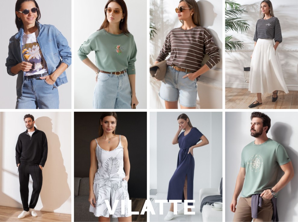 Vilatte. Новинки весны: деним, вязаный трикотаж, блузки, футболки. Базовый трикотаж, комфорт и премиум качество. Мужская коллекция. Скидки до 80%! Размеры 40-58. В.6/26 Vilatte. Новинки весны: деним, вязаный трикотаж, блузки, футболки. Базовый трикотаж, комфорт и премиум качество. Мужская коллекция. Скидки до 80%! Размеры 40-58. В.6/26