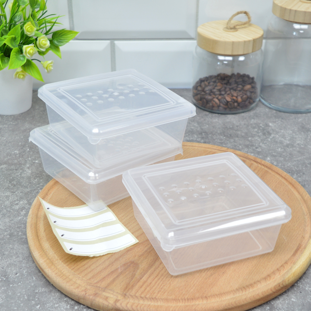 ХИТ!) Комплект контейнеров для заморозки 3шт -101 руб. Крышка плотно прилегает, исключая проникновение запахов. Контейнеры надежно устанавливаются друг на друга, экономя место в морозилке. ХИТ!) Комплект контейнеров для заморозки 3шт -101 руб. Крышка плотно прилегает, исключая проникновение запахов. Контейнеры надежно устанавливаются друг на друга, экономя место в морозилке.