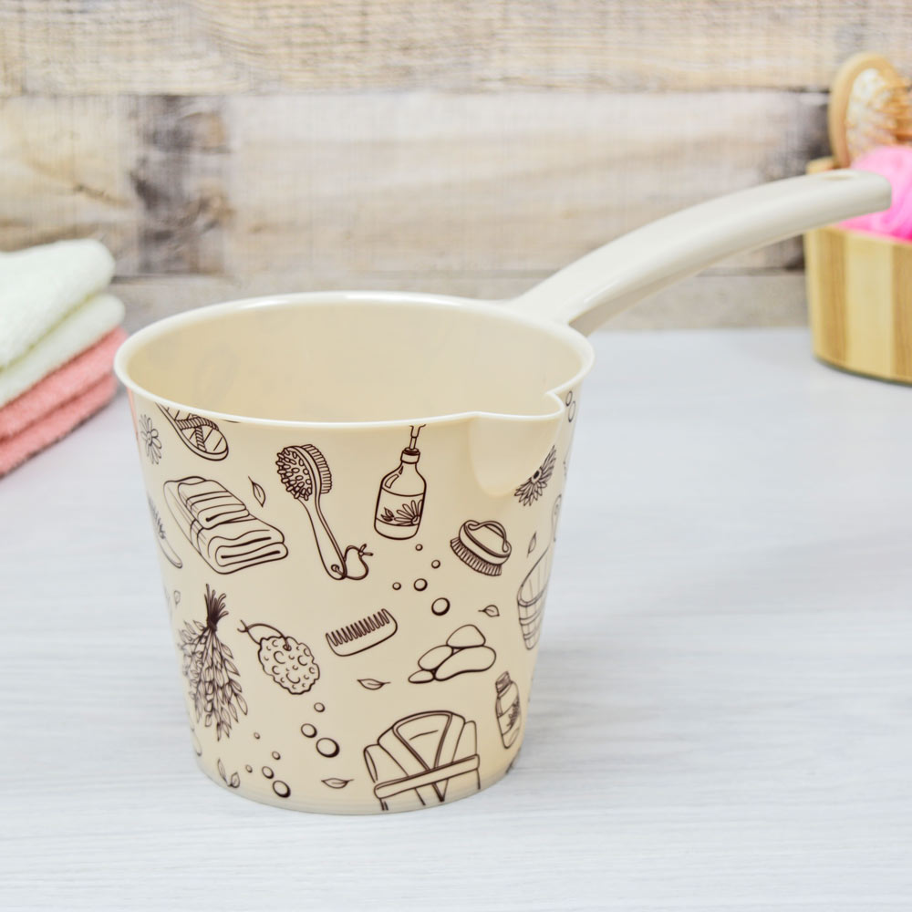 ХИТ!) Ковш 1,5л со сливом Русская банька 85 руб. ХИТ!) Ковш 1,5л со сливом Русская банька 85 руб.