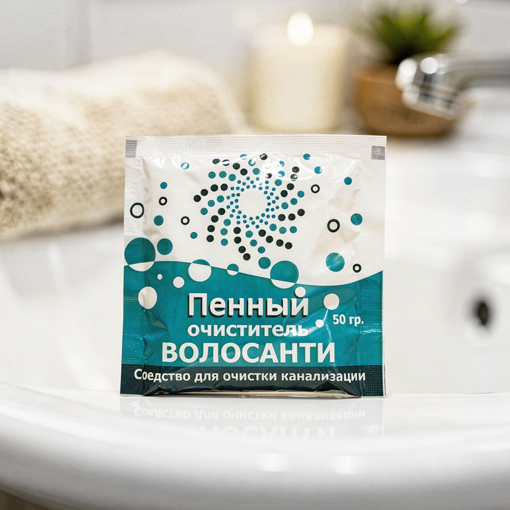 ХИТ!) Средство для чистки труб пенное "Волосанти" 42 руб. Для устранения засоров вызванных отложениями жиров, белковых тканей, волос и солей. Не повреждает пластиковые и металлические канализационные трубы и фурнитуру ХИТ!) Средство для чистки труб пенное "Волосанти" 42 руб. Для устранения засоров вызванных отложениями жиров, белковых тканей, волос и солей. Не повреждает пластиковые и металлические канализационные трубы и фурнитуру
