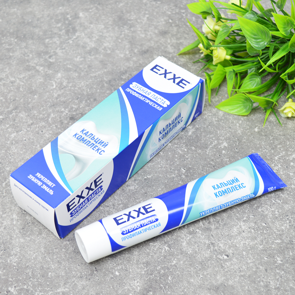 ХИТ!) Зубная паста от кариеса "Кальций комплекс" 100г, EXXE 71 руб. Укрепляет зубную эмаль ХИТ!) Зубная паста от кариеса "Кальций комплекс" 100г, EXXE 71 руб. Укрепляет зубную эмаль
