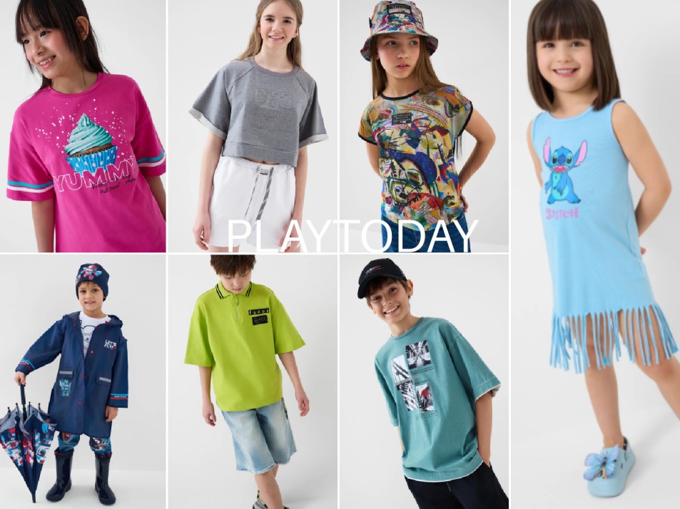 PlayToday. Снижение цен! Весенне-летняя коллекция 2026! Повседневный трикотаж, белье, обувь, верхняя одежда. Рост 56-176. В.5/26 PlayToday. Снижение цен! Весенне-летняя коллекция 2026! Повседневный трикотаж, белье, обувь, верхняя одежда. Рост 56-176. В.5/26