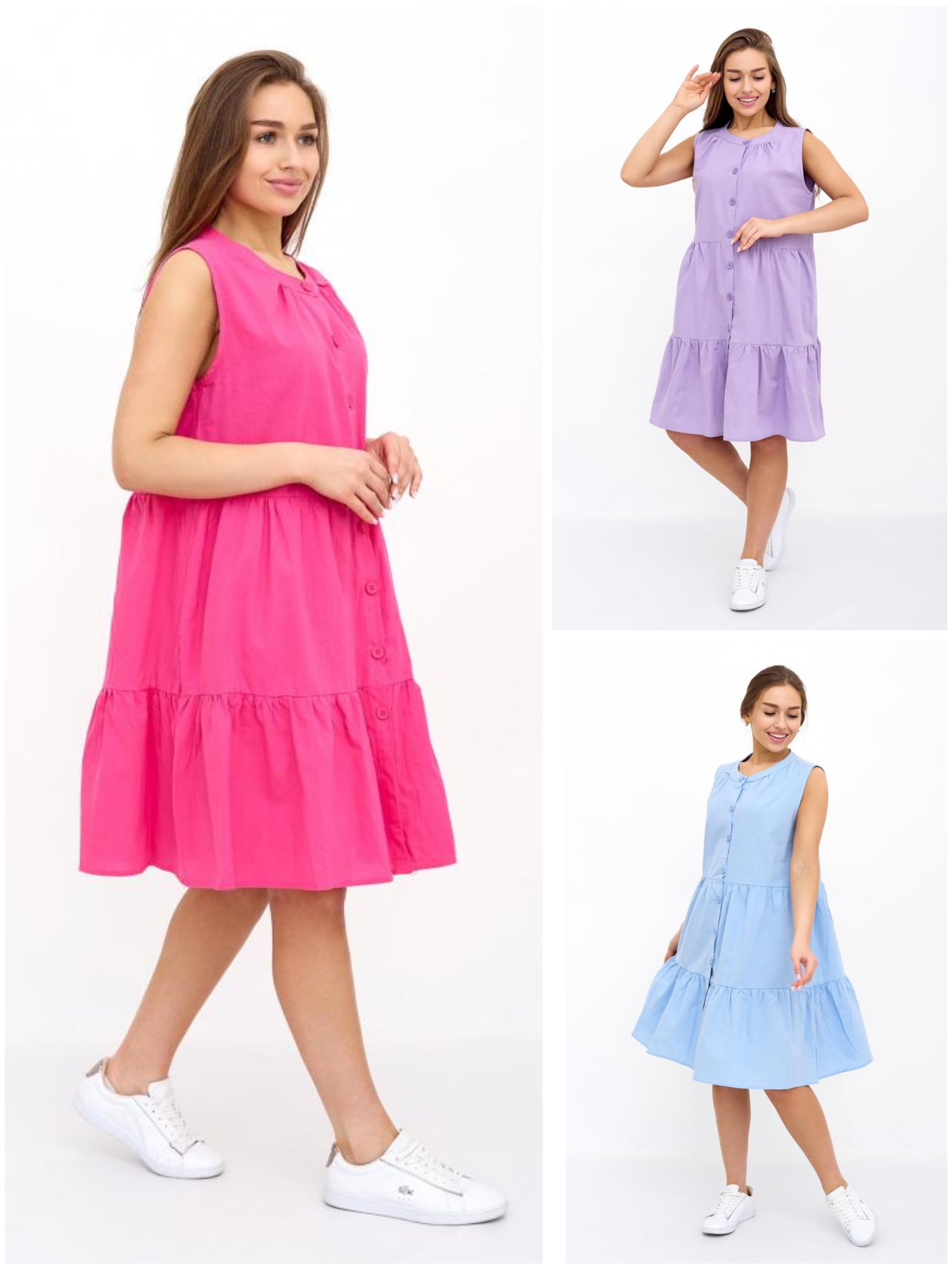 ВНИМАНИЕ! НОВАЯ АКЦИЯ от LikaDress - ЧЕРНАЯ ПЯТНИЦА! ВСЕГО 910 РУБ.+%! Легкое ярусное платье с застежкой на пуговицы. Уникальность и шарм модели придают выточки у горловины и сборка на юбочке. Парящее, легкое и пышное ВНИМАНИЕ! НОВАЯ АКЦИЯ от LikaDress - ЧЕРНАЯ ПЯТНИЦА! ВСЕГО 910 РУБ.+%! Легкое ярусное платье с застежкой на пуговицы. Уникальность и шарм модели придают выточки у горловины и сборка на юбочке. Парящее, легкое и пышное