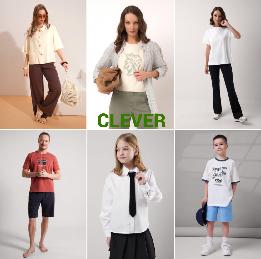 C*l*e*v*e*r. Для всей семьи! Повседневный трикотаж, уютная домашняя одежда, нижнее и термобелье, носки, головные уборы. Превосходное качество! Распродажа! C*l*e*v*e*r. Для всей семьи! Повседневный трикотаж, уютная домашняя одежда, нижнее и термобелье, носки, головные уборы. Превосходное качество! Распродажа!