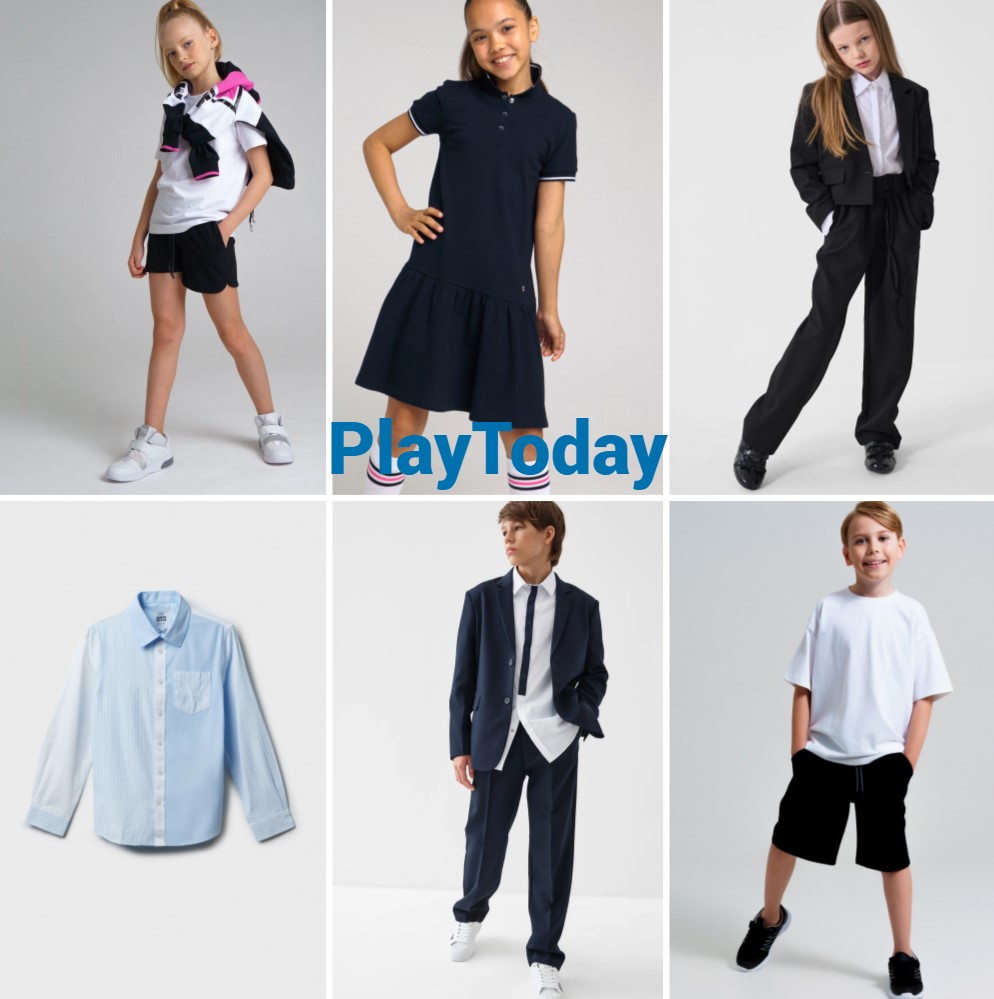 PlayToday. Школьная коллекция 2026 - пополнение ассортимента! Повседневный трикотаж, белье, обувь, верхняя одежда. Рост 56-176. Снижение цен! В.9/26 PlayToday. Школьная коллекция 2026 - пополнение ассортимента! Повседневный трикотаж, белье, обувь, верхняя одежда. Рост 56-176. Снижение цен! В.9/26