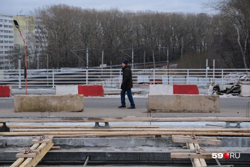 Некоторые идут прямо посреди дороги | Источник: Тимофей Калмаков / 59.RU