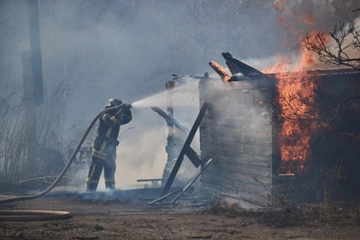 Две погибшие в пожаре под Новосибирском