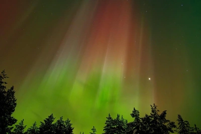 Northern lights dazzle Perm region during magnetic storms
