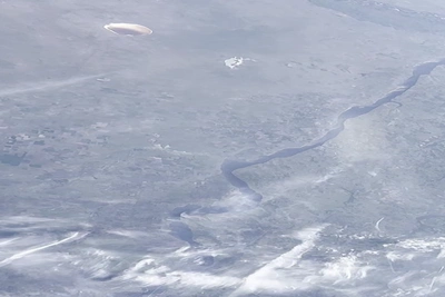 Волгоград с высоты 400 км: кадры с борта МКС