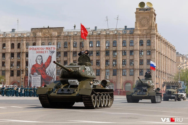 В основном была представлена техника времен Великой Отечественной войны | Источник: Алексей Волхонский / V1.RU