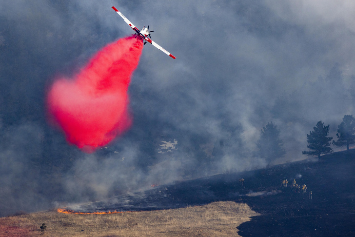 В США ведут борьбу с лесными пожарами