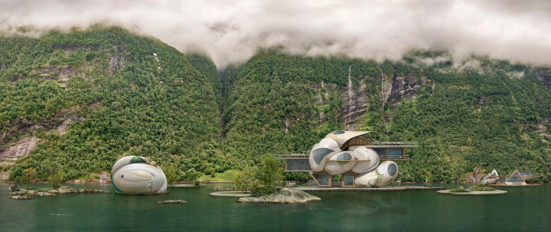 Вымышленные дома Дионисио Гонсалеса: уединение в норвежских фьордах | Источник: Дионисио Гонсалес