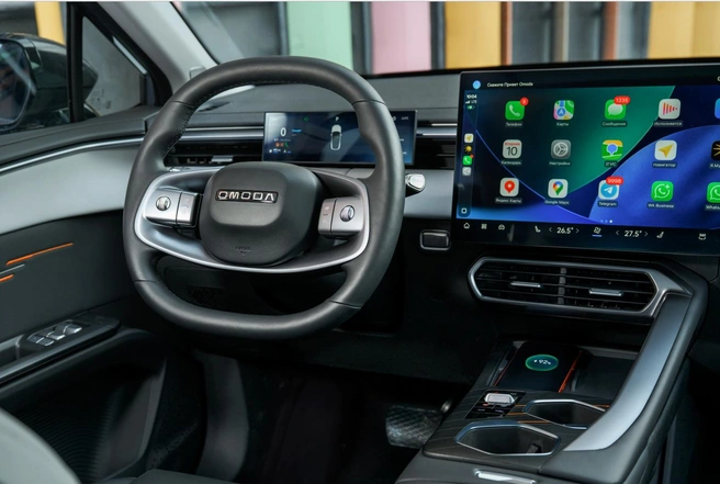 В обновленном OMODA C5 особое внимание уделено цифровой среде | Источник: «Автомир-трейд»