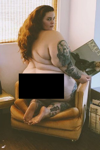Не для слабонервных: Тесс Холлидей отметила день рождения голым фото