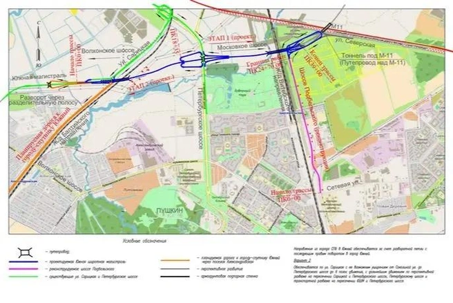 Есть куда прирезаться и куда тянуться. Как строится Южная широтная магистраль | www.fontanka.ru