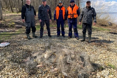 ГИМС и Росрыболовство очистили Сурское водохранилище от сетей