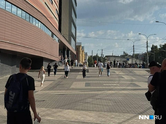 ТЦ «Небо» в Нижнем Новгороде эвакуировали три часа назад | Источник: читатель NN.RU