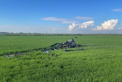 Вертолет Ми-2 разбился на Кубани: погиб пилот